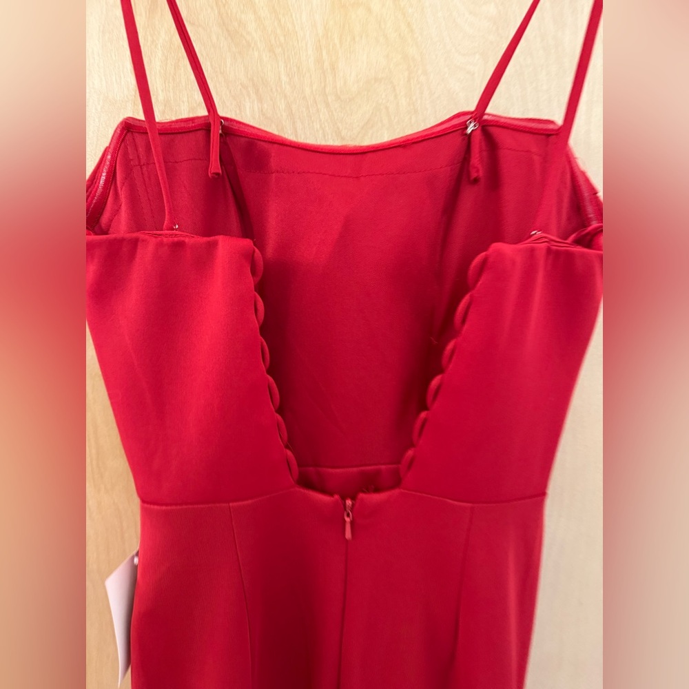 Ladivine Red Strapless Dress. - Picture 9 of 15
